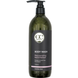 Photo of Body Wash, Organic Care Rejuvenating Rose & Patchouli 725 ml