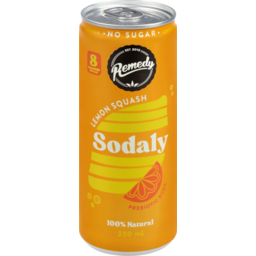 Photo of Remedy Soft Drink Sodaly Prebiotic Soda Lemon Squash 250ml