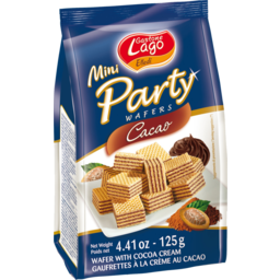 Photo of Lago Cacao Mini Party Wafers 125g