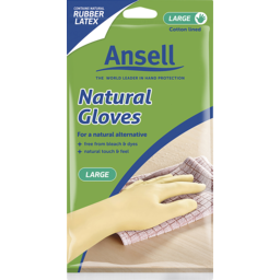 Photo of Ansell Natural Gloves Large