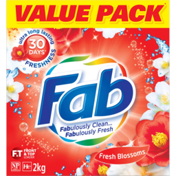 Photo of Fab Fresh Blossom Front & Top Loader Laundry Powder 2kg