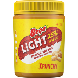 Photo of Bega Crunchy Light Peanut Butter 470g