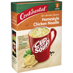 Photo of Continental Cup A Soup Homestyle Chicken Noodle 2 Pack 40g