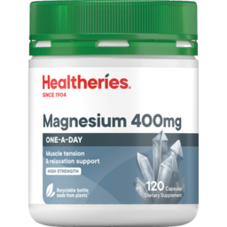 Photo of Healtheries Magnesium 400mg 120 Pack