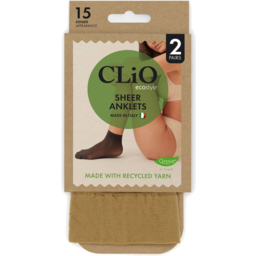 Photo of Clio Eco Anklet 15d Natural 2pk