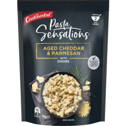 Photo of Continental Pasta Sensations Aged Cheddar & Parmesan With Chives Serves 2 90g
