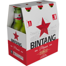 Photo of Bintang Pilsner 6pk Bottles 330ml