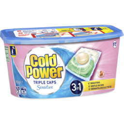 Photo of Cold Power Laundry Triple Capsules Sensitive, 30 Pack