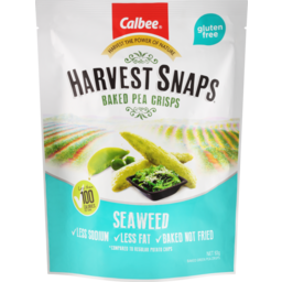 Photo of Calbee Harvest Snaps Pea Crisps Seaweed 93g