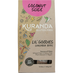 Photo of KURANDA WHOLEFOODS Lunchbox Bite Coconut Slice 10,180g
