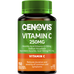Photo of Cenovis Vitamin C 250mg Orange Flavour 150s