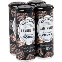Photo of Billson's Vodka With Lamington 4 X 355ml 4.0x355ml