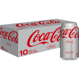 Photo of Diet Coca-Cola Soft Drink 10x375ml