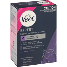 Photo of Veet Expert Brazilian Hair Removal Cream Kit