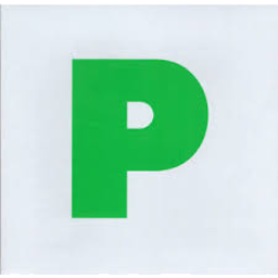 Photo of P Plate Magnetic Green Qld 1each