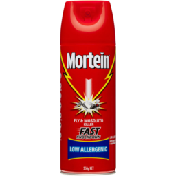 Photo of Mortein Fast Knockdown Fly & Mosquito Killer Low Allergenic Insect Spray Aerosol 250g