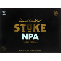 Photo of Stoke Beer Nelson Pale Ale Cans 4.2% 12 Pack X 330ml