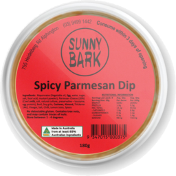 Photo of Sunny Bark Dip Spicy Parmesan 180gm