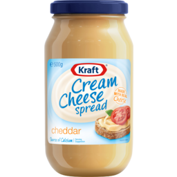 Photo of Kraft Cream Cheese Spread Cheddar 500g