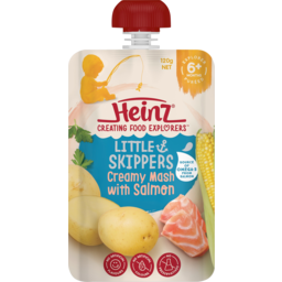 Photo of Heinz Little Skippers Creamy Mash With Salmon Baby Food Pouch 6+ Months