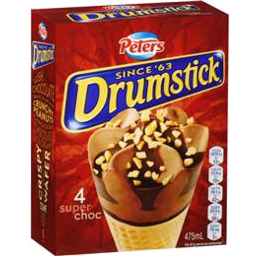 Photo of Peters Drumstick Super Choc 4 Pack