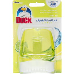 Photo of Duck Liquid Rimblock Toilet Cleaner Citrus 50ml