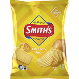 Photo of Smith's Crinkle Cut Cheese & Onion Potato Chips 170g