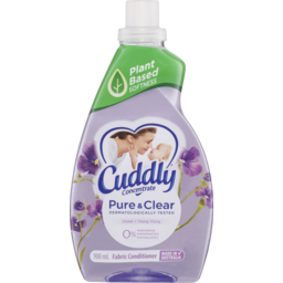 Photo of Cuddly Fabric Conditioner Pure & Clear Violet + Ylang Ylang 900ml 900ml