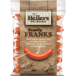 Photo of Hellers Family Franks 1kg