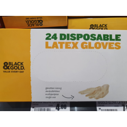 Photo of Black & Gold Glove Latex 24pk