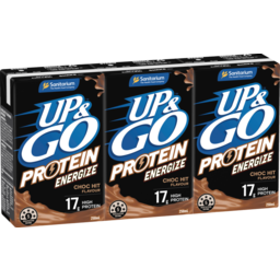 Photo of Up&Go Protein Energize Choc Hit 3 X 250ml 3.0x250ml