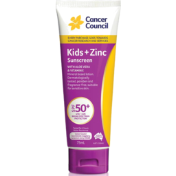 Photo of Cancer Council Kids Sunscreen + Zinc SPF50+ 75ml