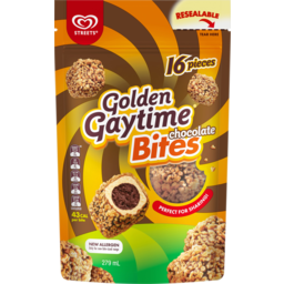 Photo of Streets Golden Gaytime Bites Chocolate 16 Pieces 279ml