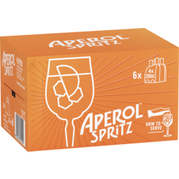 Photo of Aperol Spritz Bottle 200ml 24pk