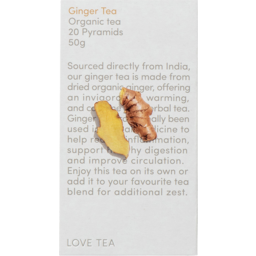 Photo of Love Tea - Ginger Tea Bags 20 Pack