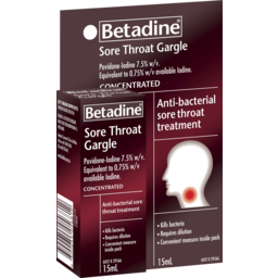 Photo of Betadine Sore Throat Gargle Concentrated 15ml
