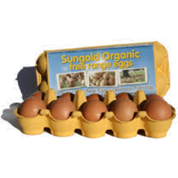 Photo of Sungold Eggs Free Range Organic 10 Pack