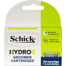 Photo of Schick Hydro 5 Power Select & Groomer Blades 4 Pack