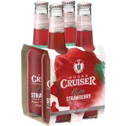 Photo of Vodka Cruiser Ripe Strawberry 4.6% 4x275ml