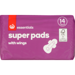 Photo of WW Essentials Pads With Wings Super 14 Pack