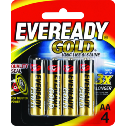 Photo of Eveready Gold Alkaline Aa Batteries 4 Pack