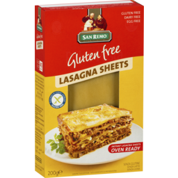 Photo of San Remo Lasagne Sheets Gluten Free 200g