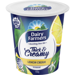 Photo of Dairy Farmers Thick & Creamy Yoghurt Lemon Cream 150g