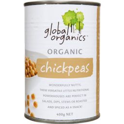 Photo of Global Organics Chickpeas No Added Salt 400g
