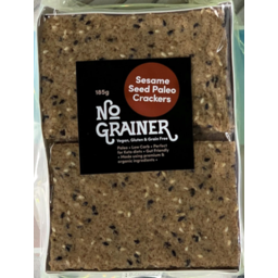 Photo of No Grainer - Sesame Seed Paleo Crackers