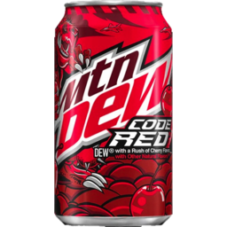 Photo of Mtn Dew Code Red Soda 355ml