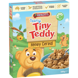 Photo of Arnotts Teeny Tiny Teddy Honey Cereal 580g