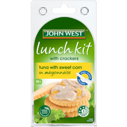 Photo of John West Lunch Kit Tuna With Sweetcorn In Mayonnaise With Crackers