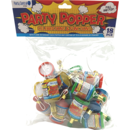 Photo of Party Poppers 18pk