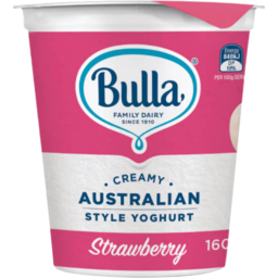 Photo of Bulla Strawberry Australian Style Yoghurt